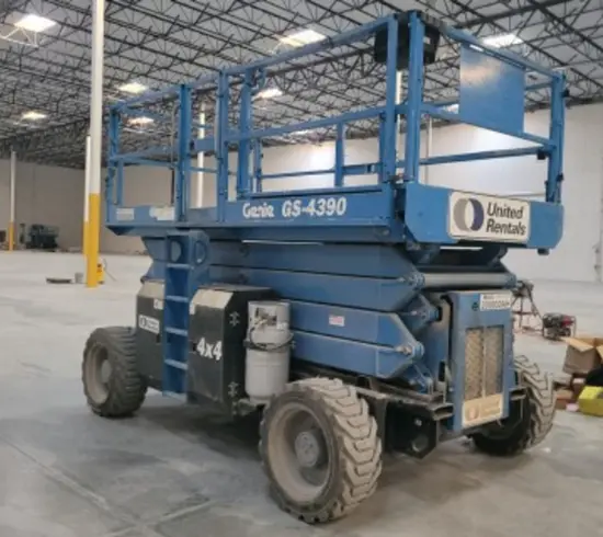 2017 Genie GS-4390 RT Rough Terrain Scissor Lift
