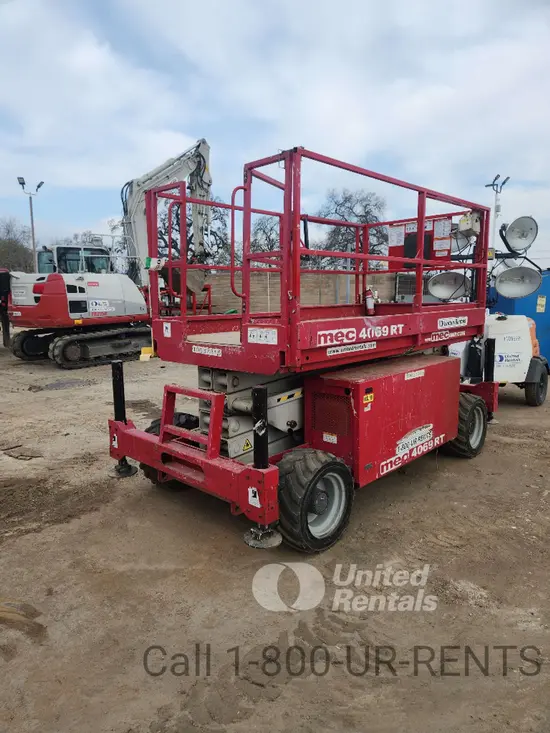 2017 MEC 4069RT Rough Terrain Scissor Lift