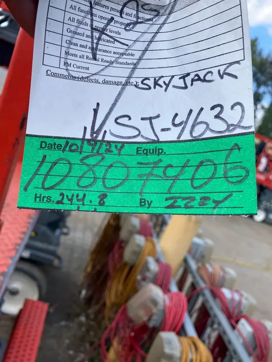 2018 Skyjack SJIII4632 Scissor Lift
