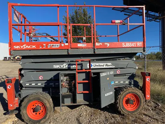 2018 Skyjack SJ8841RT Rough Terrain Scissor Lift