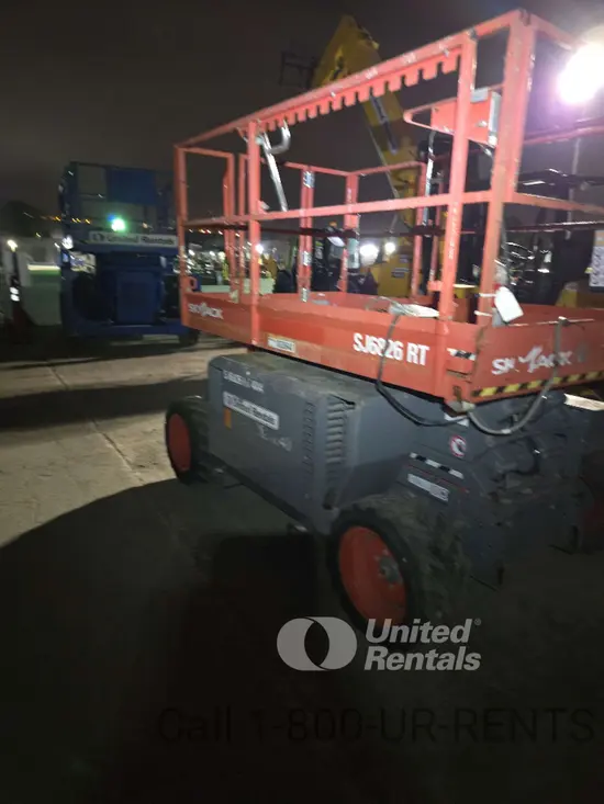 2018 Skyjack SJ6826RT Rough Terrain Scissor Lift