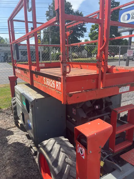2019 Skyjack SJ6826RT Rough Terrain Scissor Lift