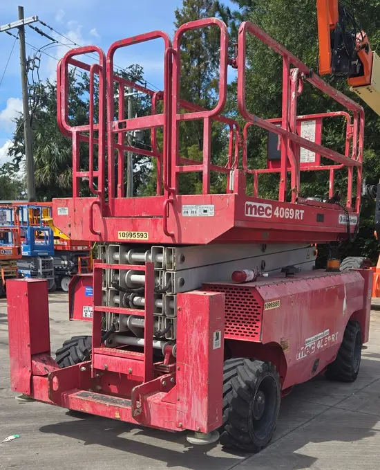 2019 MEC 4069RT Rough Terrain Scissor Lift