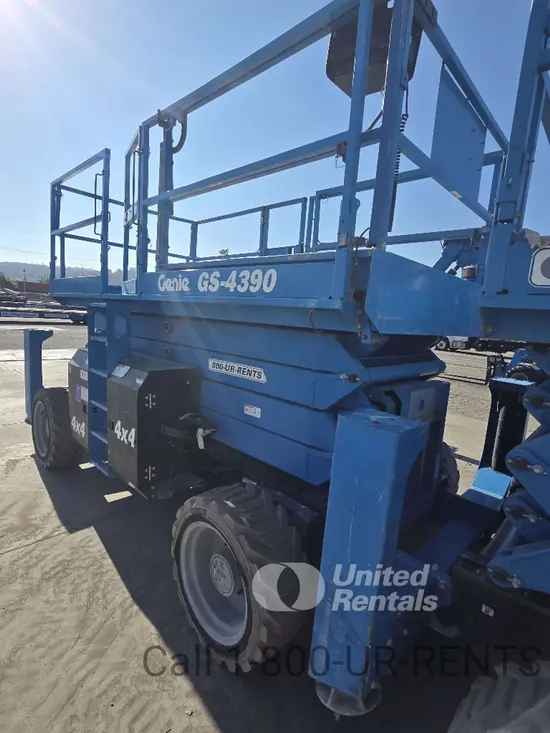 2016 Genie GS-4390 RT Rough Terrain Scissor Lift