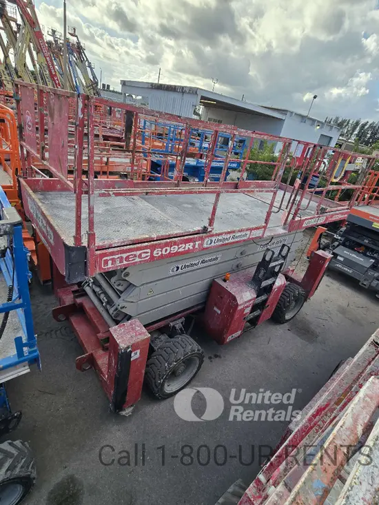2018 MEC 6092RT Rough Terrain Scissor Lift