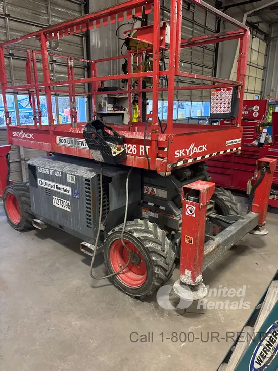 2021 Skyjack SJ6826RT Rough Terrain Scissor Lift