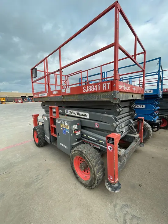 2018 Skyjack SJ8841RT Rough Terrain Scissor Lift