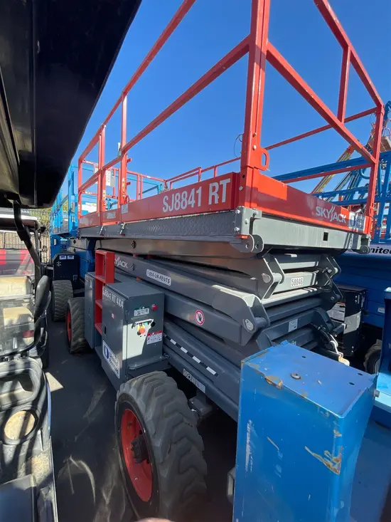 2018 Skyjack SJ8841RT Rough Terrain Scissor Lift