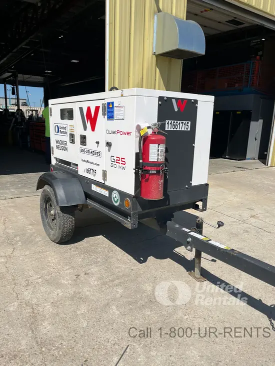 2023 Wacker Neuson G25 T4F Diesel Generator