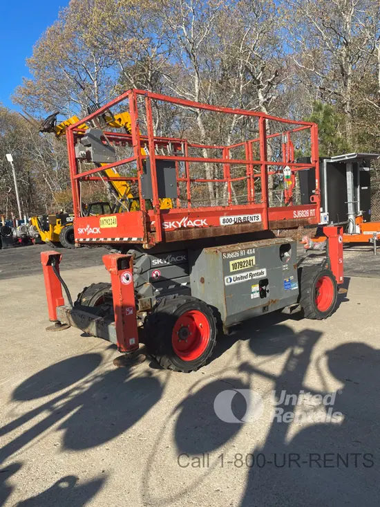 2018 Skyjack SJ6826RT Rough Terrain Scissor Lift