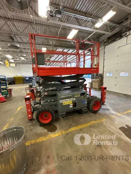 2018 Skyjack SJ6826RT Rough Terrain Scissor Lift