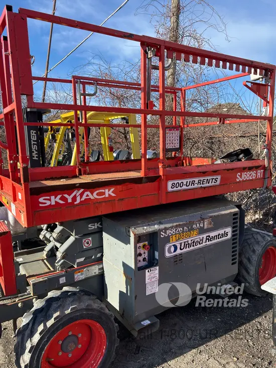 2020 Skyjack SJ6826RT Rough Terrain Scissor Lift
