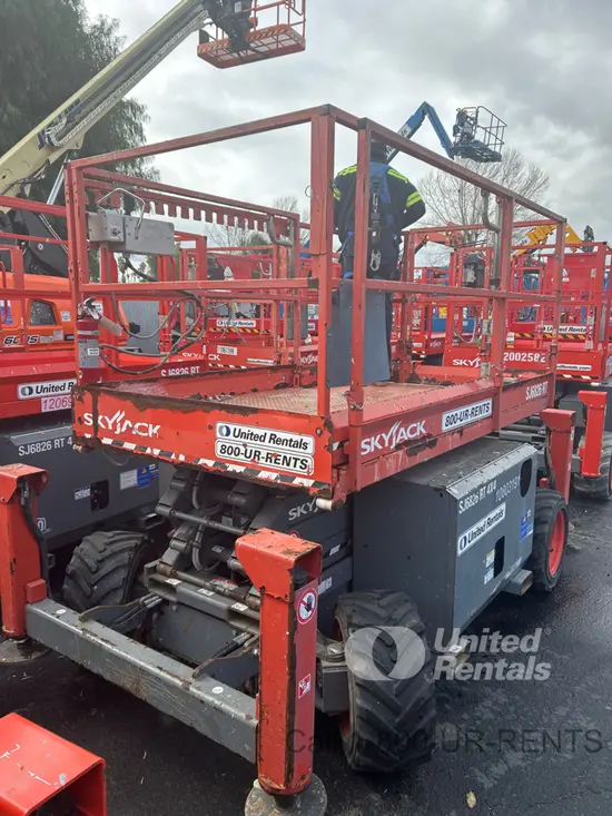 2018 Skyjack SJ6826RT Rough Terrain Scissor Lift