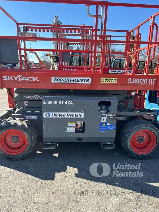 2020 Skyjack SJ6826RT Rough Terrain Scissor Lift