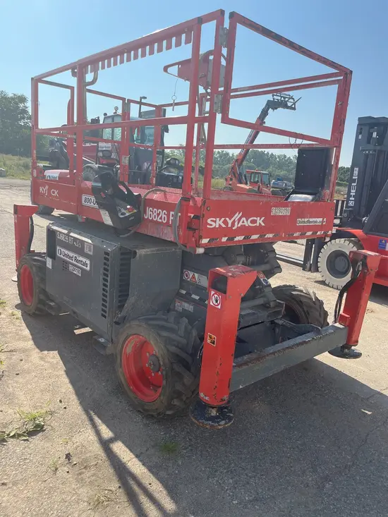 2021 Skyjack SJ6826RT Rough Terrain Scissor Lift