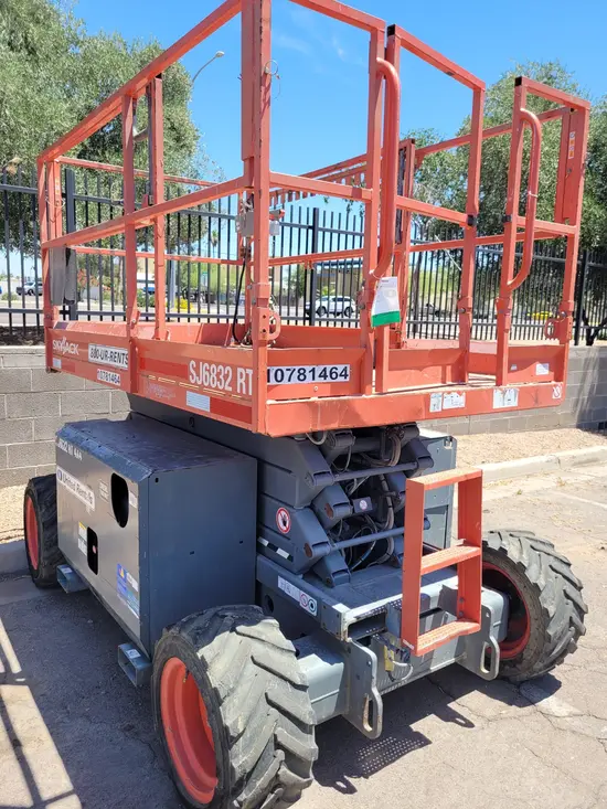 2018 Skyjack SJ6832RT Rough Terrain Scissor Lift