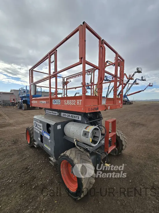 2017 Skyjack SJ6832RT Rough Terrain Scissor Lift