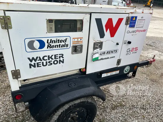2021 Wacker Neuson G25 T4F Diesel Generator