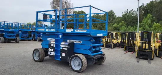 2014 Genie GS-4390 RT Rough Terrain Scissor Lift