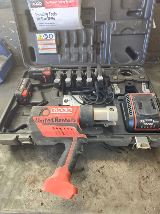 2022 RIDGID RP 350 Flange Spreaders and Crimping