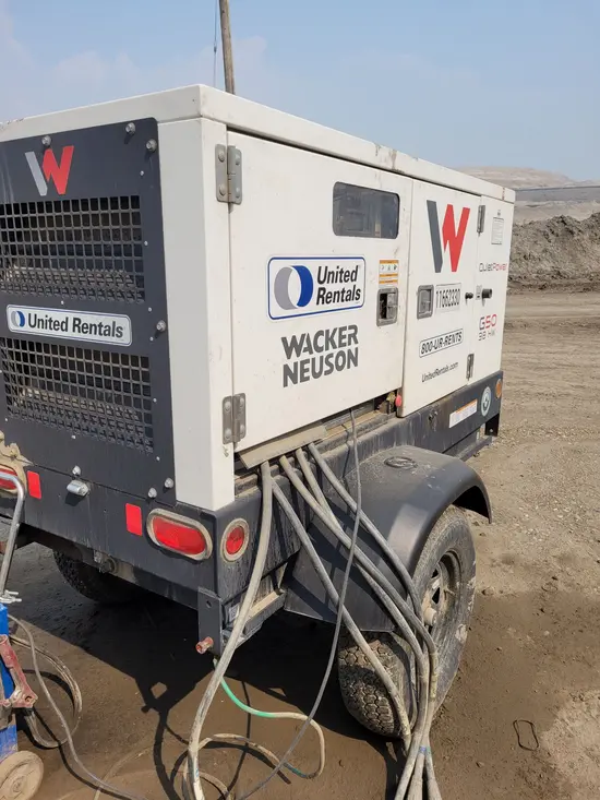 2023 Wacker Neuson G50 T4F 600V Diesel Generator