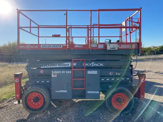 2018 Skyjack SJ8841RT Rough Terrain Scissor Lift
