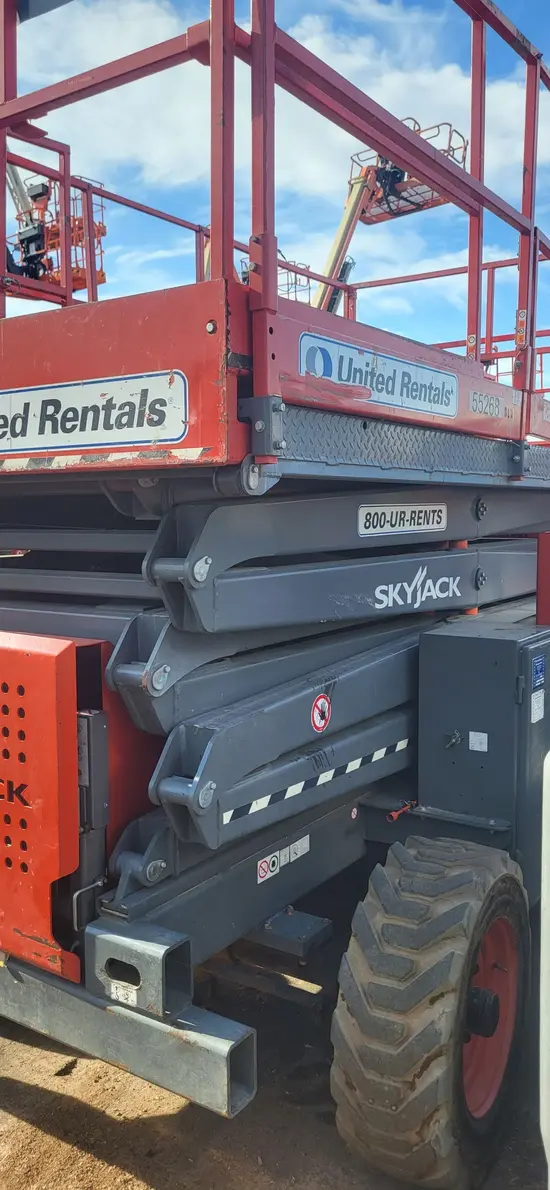 2017 Skyjack SJ8841RT Rough Terrain Scissor Lift