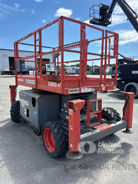 2019 Skyjack SJ6826RT Rough Terrain Scissor Lift
