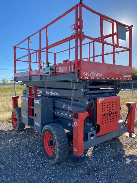 2018 Skyjack SJ8841RT Rough Terrain Scissor Lift