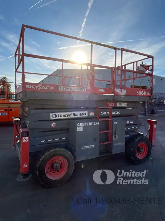 2018 Skyjack SJ8841RT Rough Terrain Scissor Lift