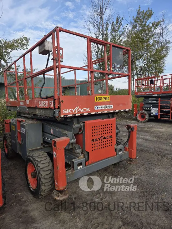 2018 Skyjack SJ8831RT Rough Terrain Scissor Lift