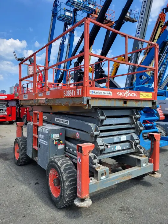 2018 Skyjack SJ8841RT Rough Terrain Scissor Lift