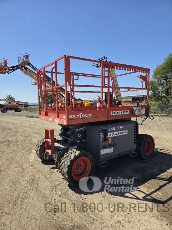 2019 Skyjack SJ6826RT Rough Terrain Scissor Lift