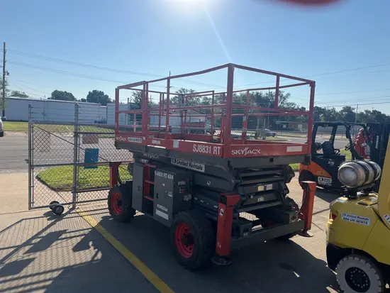 2017 Skyjack SJ8831RT Rough Terrain Scissor Lift