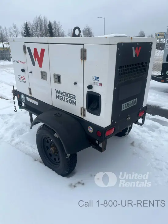 2022 Wacker Neuson G25 T4F Diesel Generator