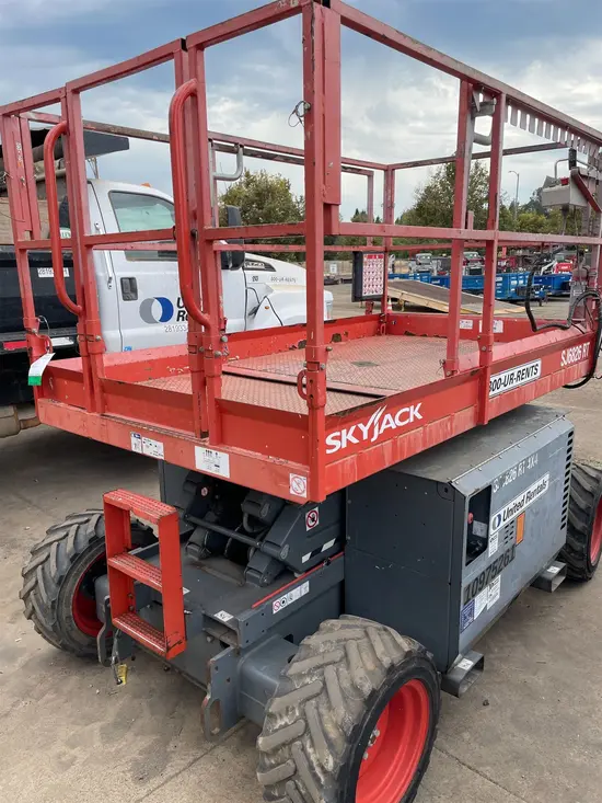 2019 Skyjack SJ6826RT Rough Terrain Scissor Lift