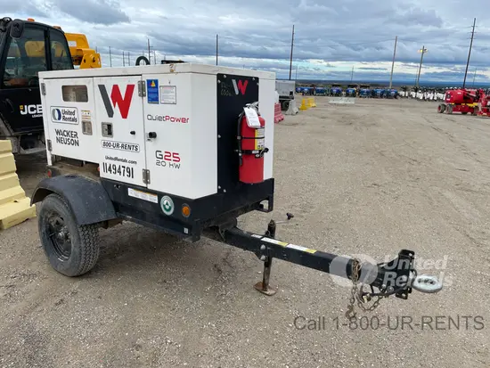 2022 Wacker Neuson G25 T4F Diesel Generator