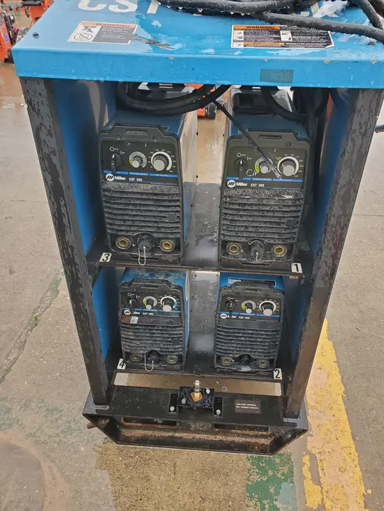 2016 Miller Welders CST280 4-PACK Welder Rack