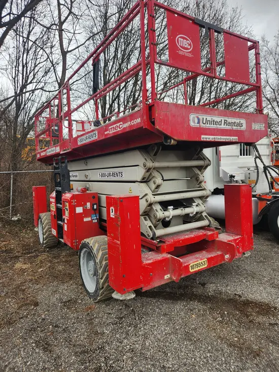 2018 MEC 6092RT Rough Terrain Scissor Lift