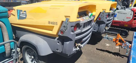 2017 Atlas Copco XAS185KD7FT4PE Air Compressor
