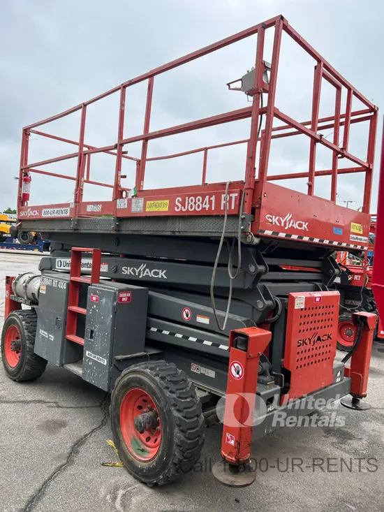 2018 Skyjack SJ8841RT Rough Terrain Scissor Lift