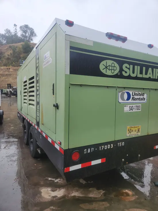 2017 Sullair 1600HAFDTQ-CAT Air Compressor