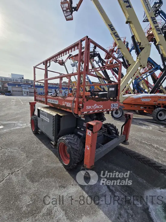 2019 Skyjack SJ6826RT Rough Terrain Scissor Lift