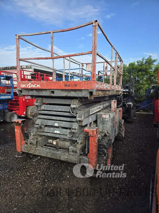 2015 Skyjack SJ8841RT Rough Terrain Scissor Lift
