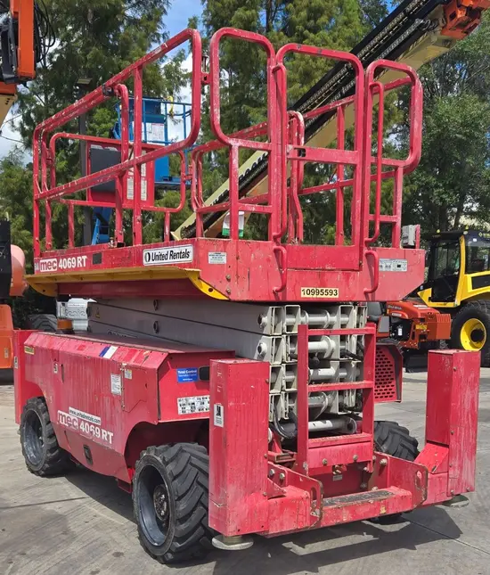 2019 MEC 4069RT Rough Terrain Scissor Lift