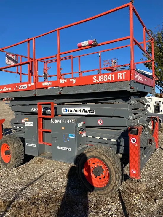 2018 Skyjack SJ8841RT Rough Terrain Scissor Lift