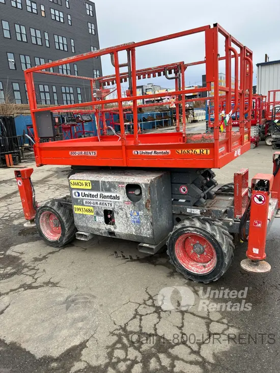 2019 Skyjack SJ6826RT Rough Terrain Scissor Lift