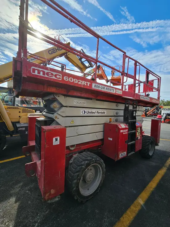 2018 MEC 6092RT Rough Terrain Scissor Lift