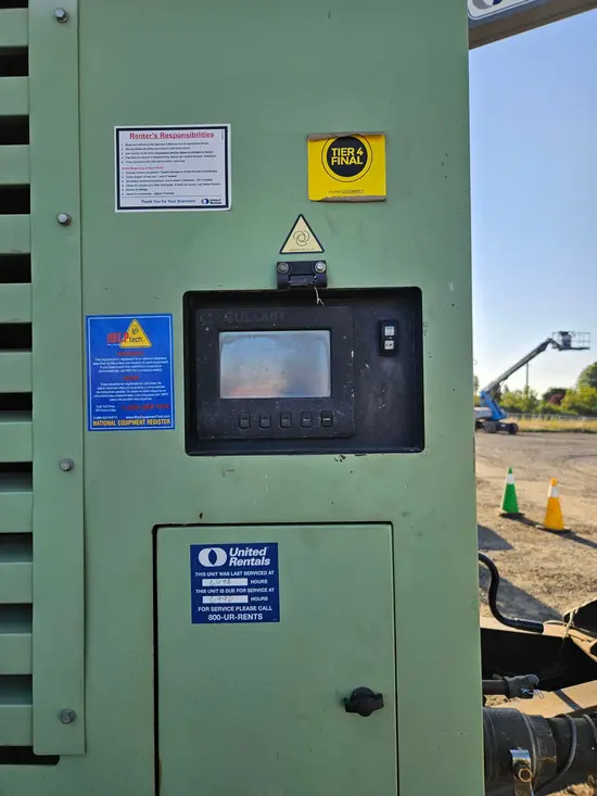 2017 Sullair 1600HAFDTQ-CAT Air Compressor
