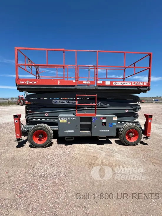 2018 Skyjack SJ9250RT Rough Terrain Scissor Lift
